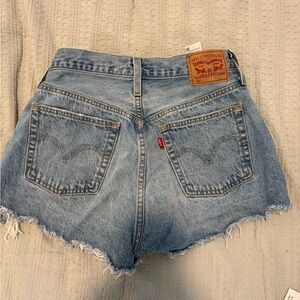 Levi's Light Blue Jean Shorts
